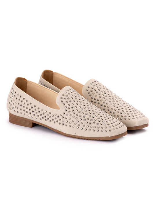 MOCASSIM LOAFER NUDE BRILHO